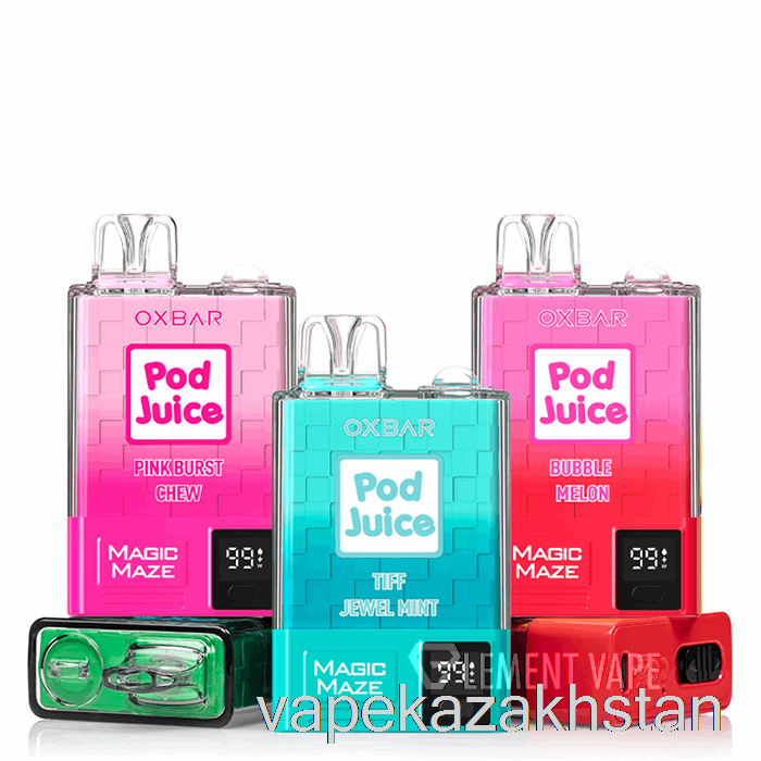 Vape Disposable OXBAR Magic Maze Pro 10000 Disposable Clear Emerald - Pod Juice